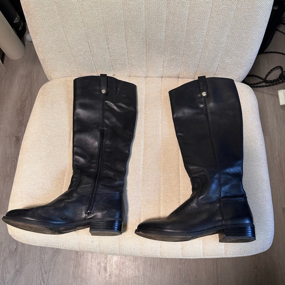I.N.C Fawne Leather Knee High Boots - Picture 3 of 3